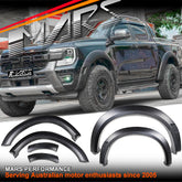 Matt Black Fender Flares Wheels Arch Bodykit for NEW GEN Ford Ranger XL XLS XLT & WILDTRAK 2022+